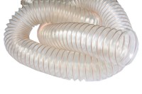 Flexible ventilation polyurethane hoses resistant to elevated temperature up to 104°C