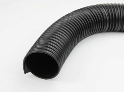 Conductive polyurethane hoses for suction and transport in explosive areas