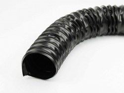 Polyurethane antistatic hoses for ventilation, transport and suction in explosive areas.