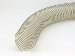 Polyurethane hoses, flexible, highly resistant, durable for extraction of abrasive materials.