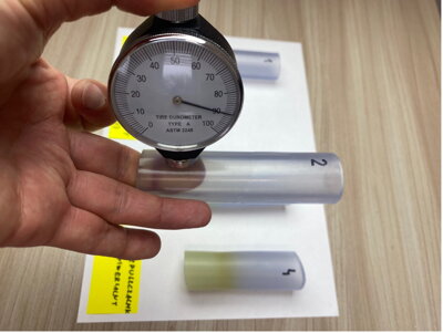 Test hadice PVC na rostlinný olej