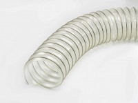 Ventilation flexible polyurethane hoses resistant to elevated temperature up to 104°C