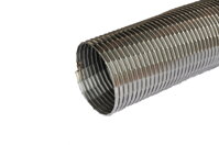 Flexible stainless steel hoses resistant to temperature up to 500°C