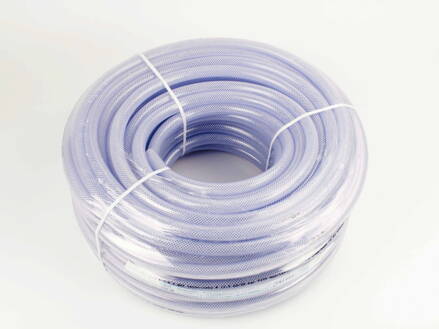 Hadice vysokotlaká 4-vrstvá PVC opletená DN 6 mm (1/4") - 50 m